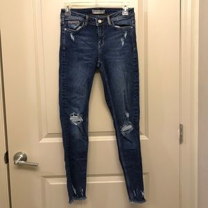 Zara Distressed Skinny Jeans